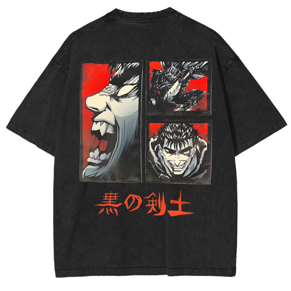 Camisetas de manga corta de Berserk, el clásico anime manga