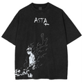 Camiseta extragrande lavada Black Clover