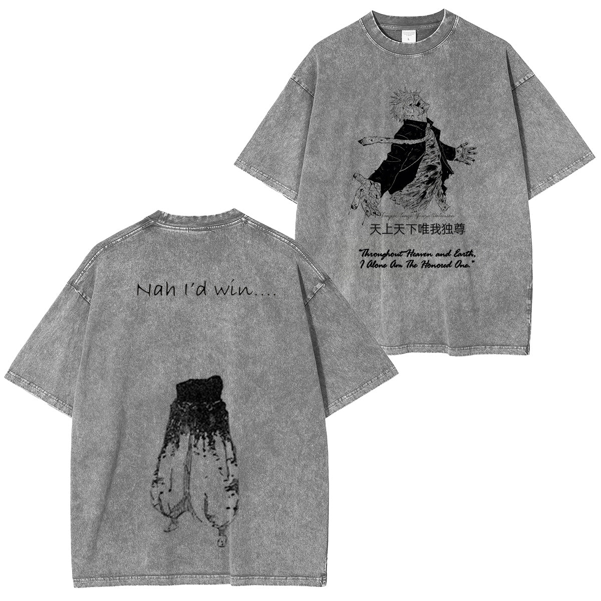 Jujutsu Kaisen :Satoru Gojo Vintage washed T-shirt/Crewneck/Hoodie
