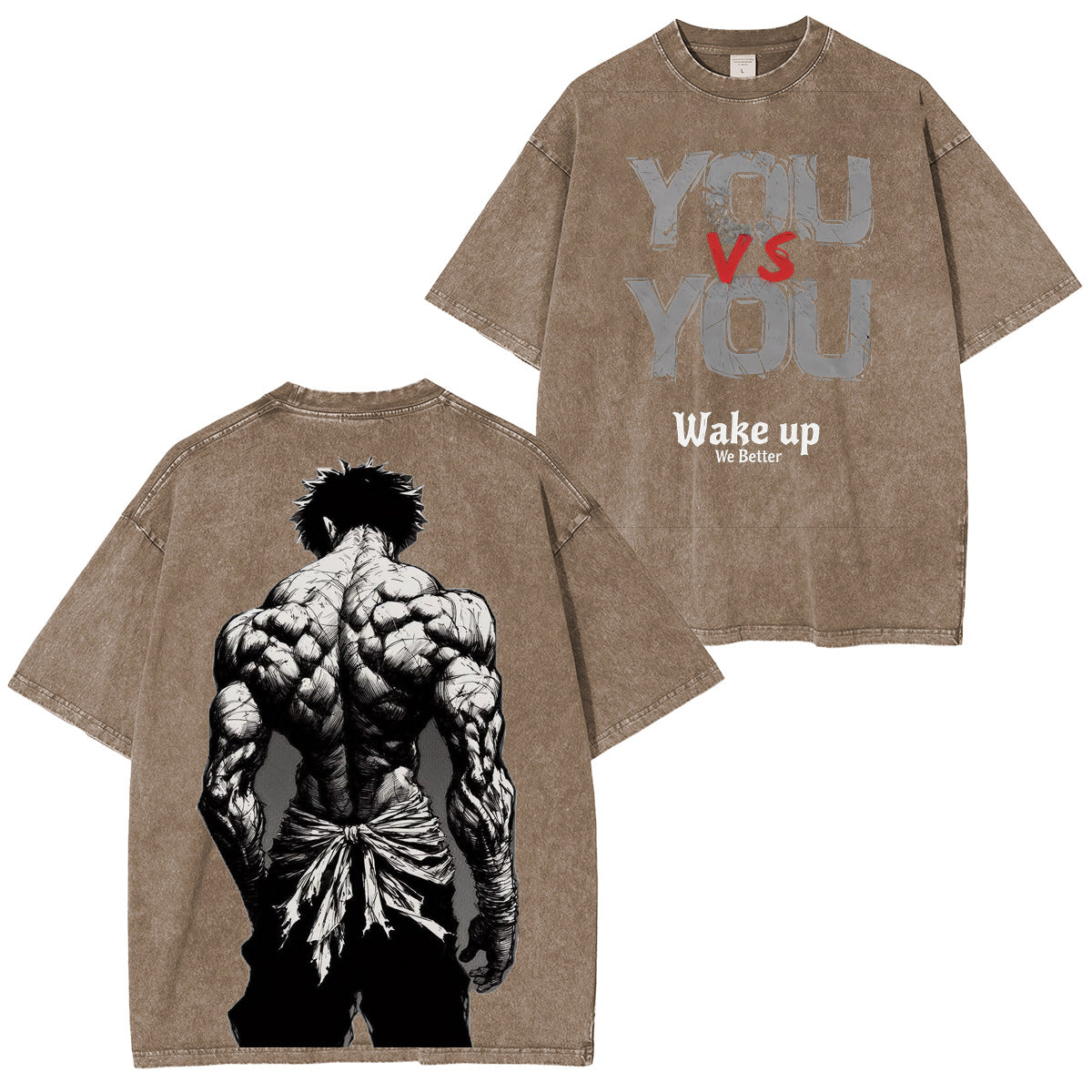 Baki the Grappler Vintage washed T-shirt/Crewneck/Hoodie