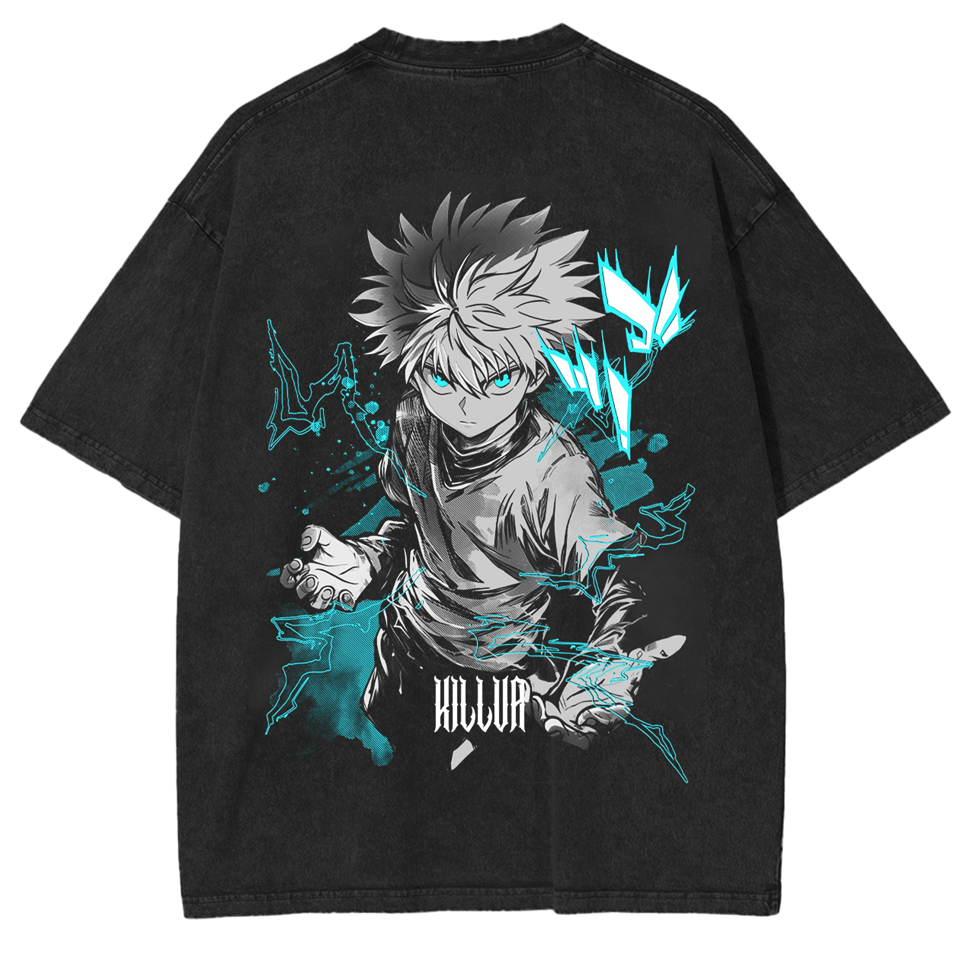 Camiseta gráfica de anime Hunter x Hunter de Killua Zoldyck
