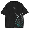 T-shirt Unisexe Délavé Anime Demon Slayer