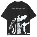 "Sanji" Anime Double Printed Washed Tee