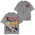 T-shirt unisexe lavé Demon Slayer: Kimetsu no Yaiba