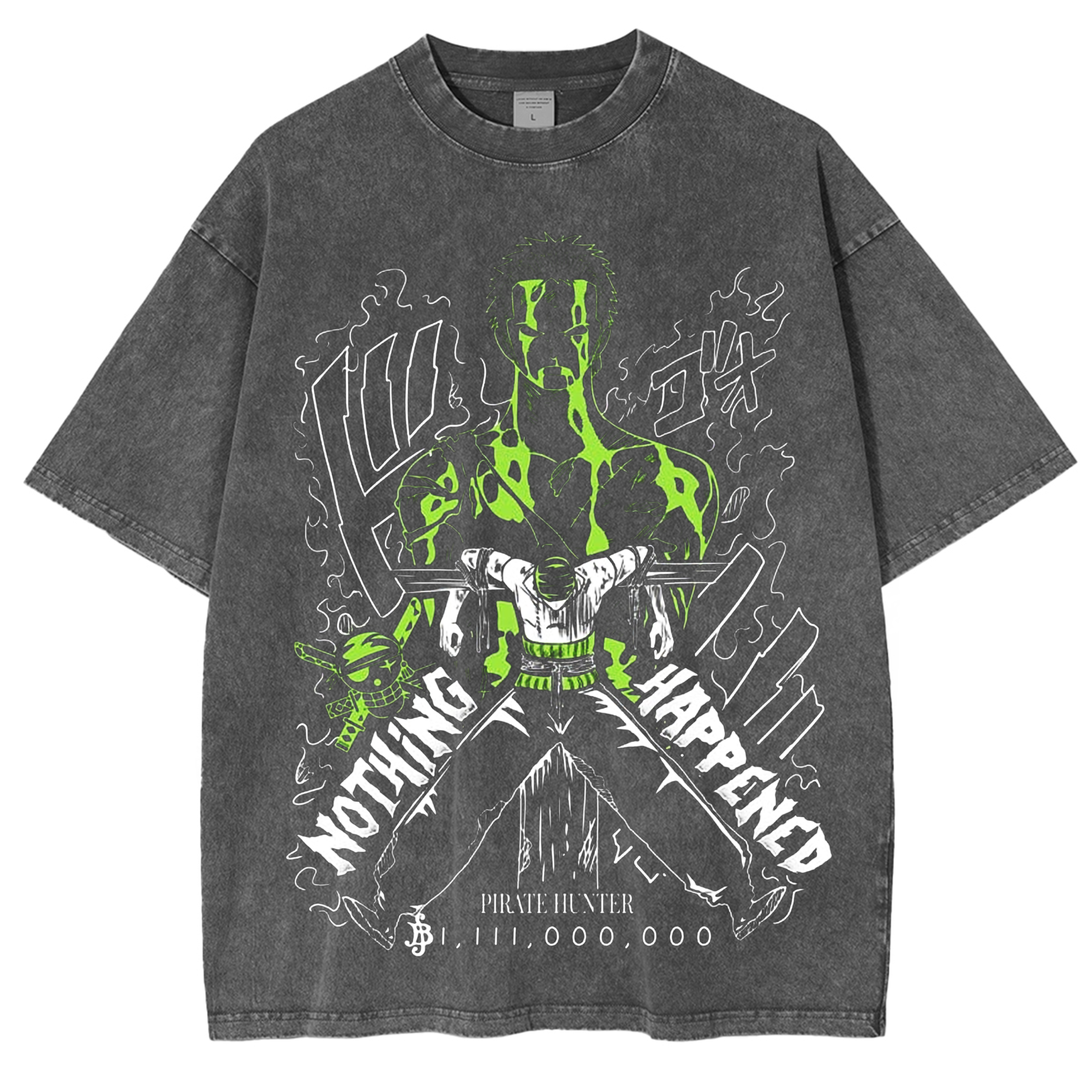 Acheter un T-shirt Roronoa Zoro "Il ne s'est rien passé"