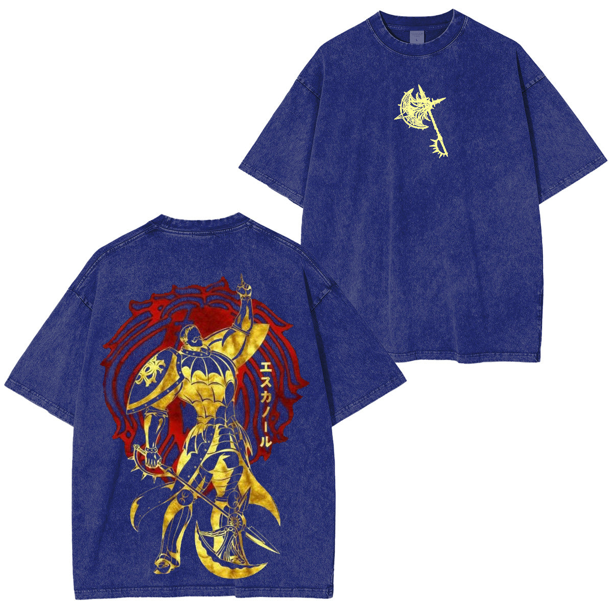 La camiseta/sudadera/sudadera con capucha de The Seven Deadly Sins con lavado vintage