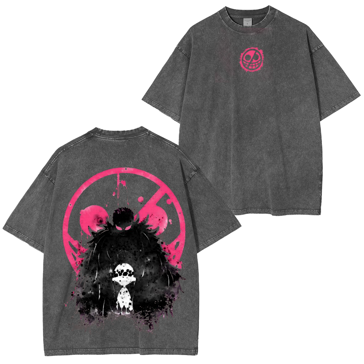 Camiseta Lavada Vintage Retro Donquixote Doflamingo