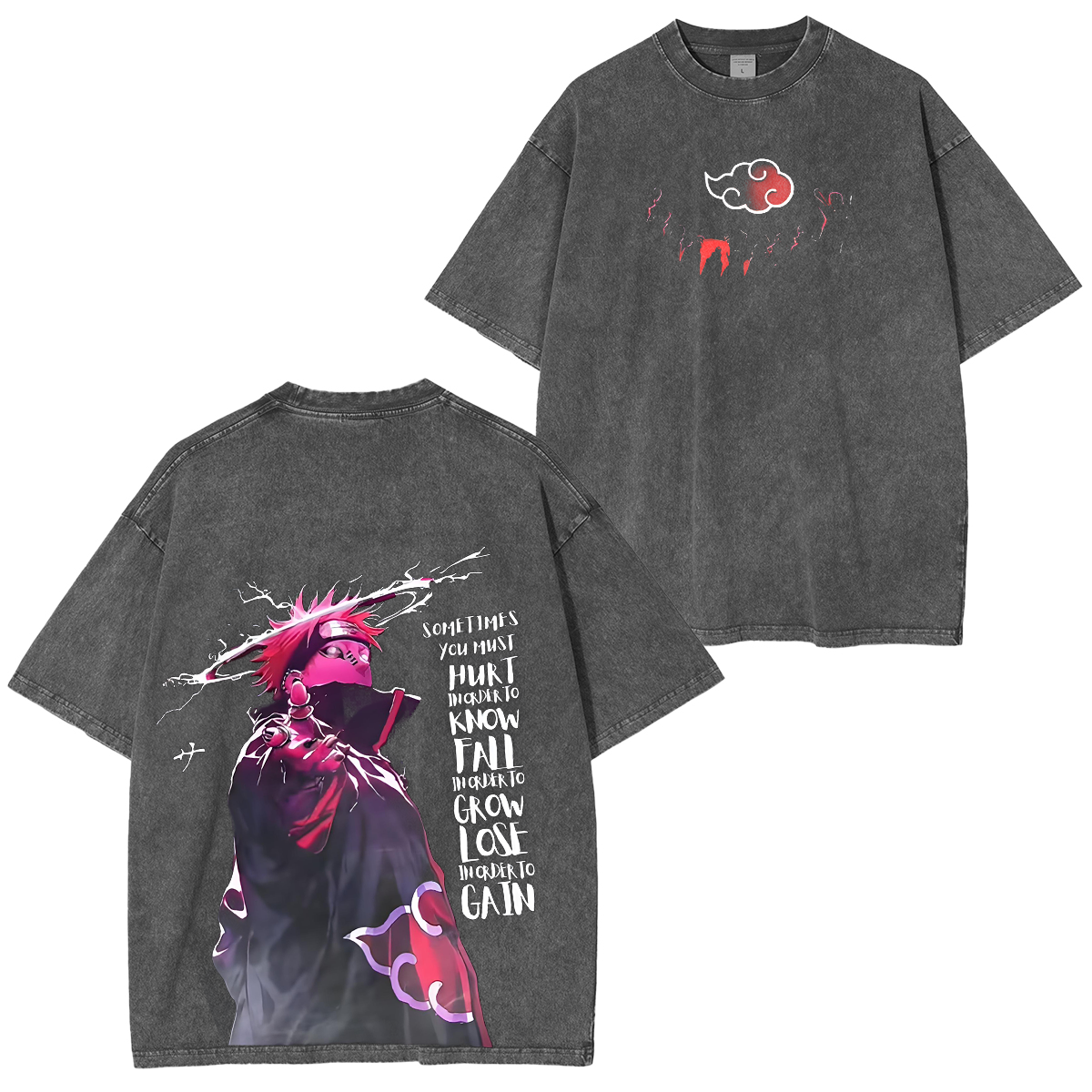 Naruto-Obito Uchiha Vintage Oversized T-Shirt