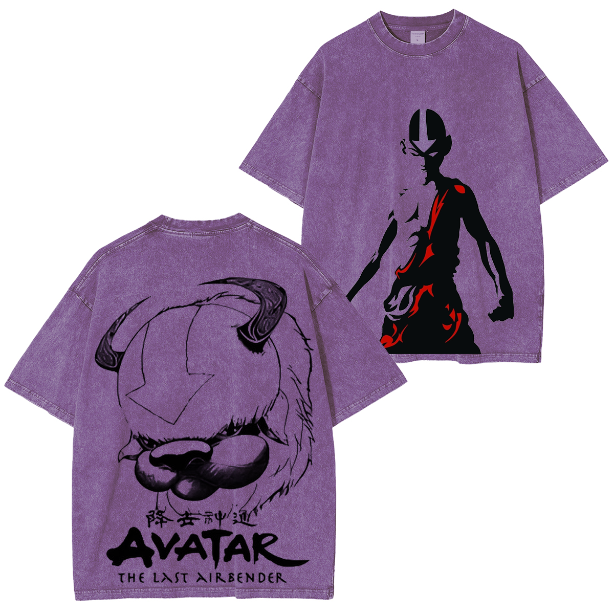 Camiseta lavada unisex de Avatar: The Last Airbender