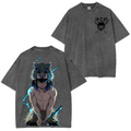 Camisetas lavadas unisex de Demon Slayer