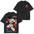 Camiseta vintage unisex lavada Ippo Makunouchi