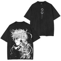 T-shirt unisexe délavé Satoru Gojo Jujutsu Kaisen