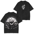 T-shirt Oversize Unisexe Gengar Famille Spectrum Ectoplasma Lumière Lunaire