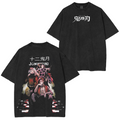 Demon Slayer Anim Oversize Washed T-Shirt