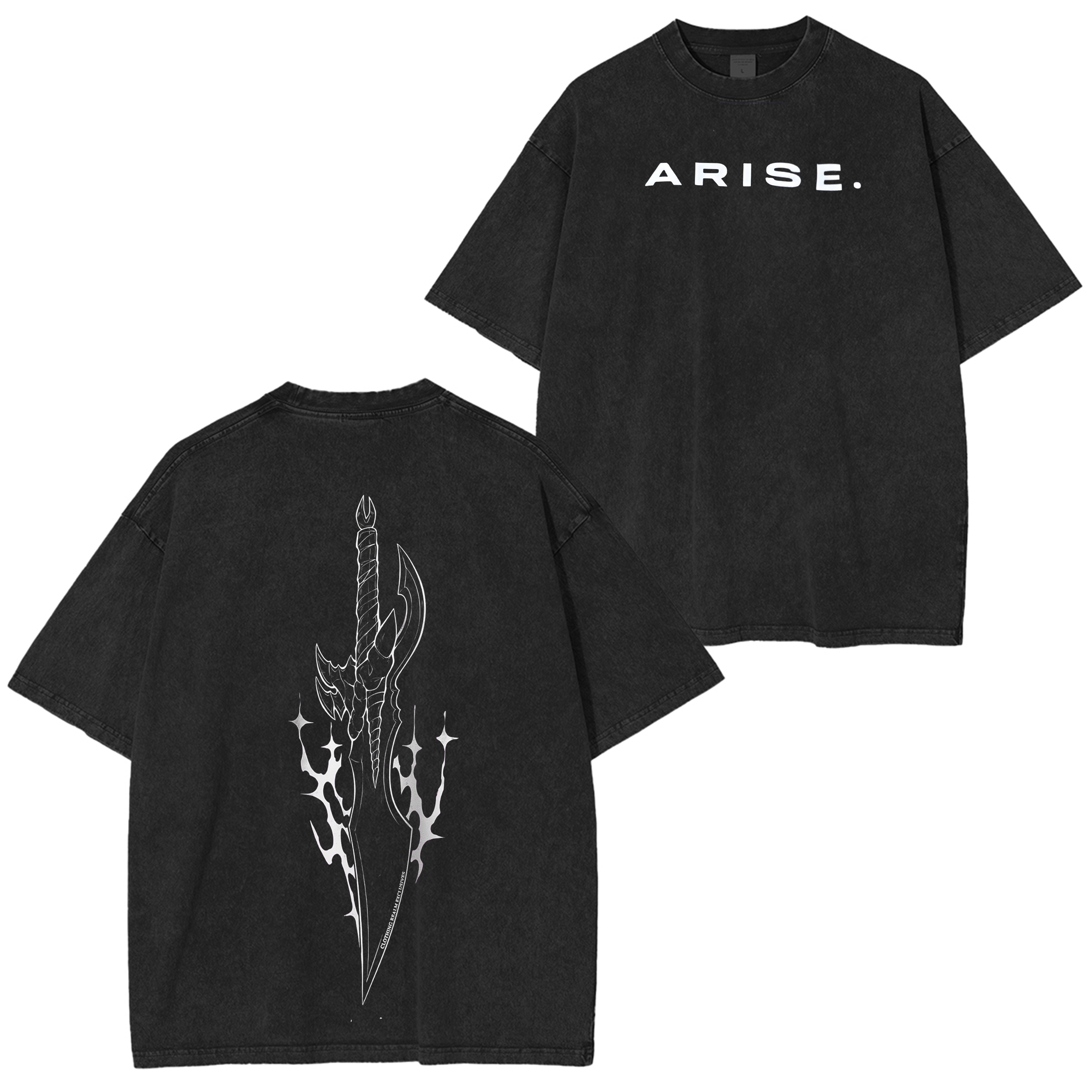 Solo Leveling Oversize Unisex Washed T-Shirt