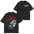 Demon Slayer: Kimetsu no Yaiba Oversize Unisex Washed T-Shirt