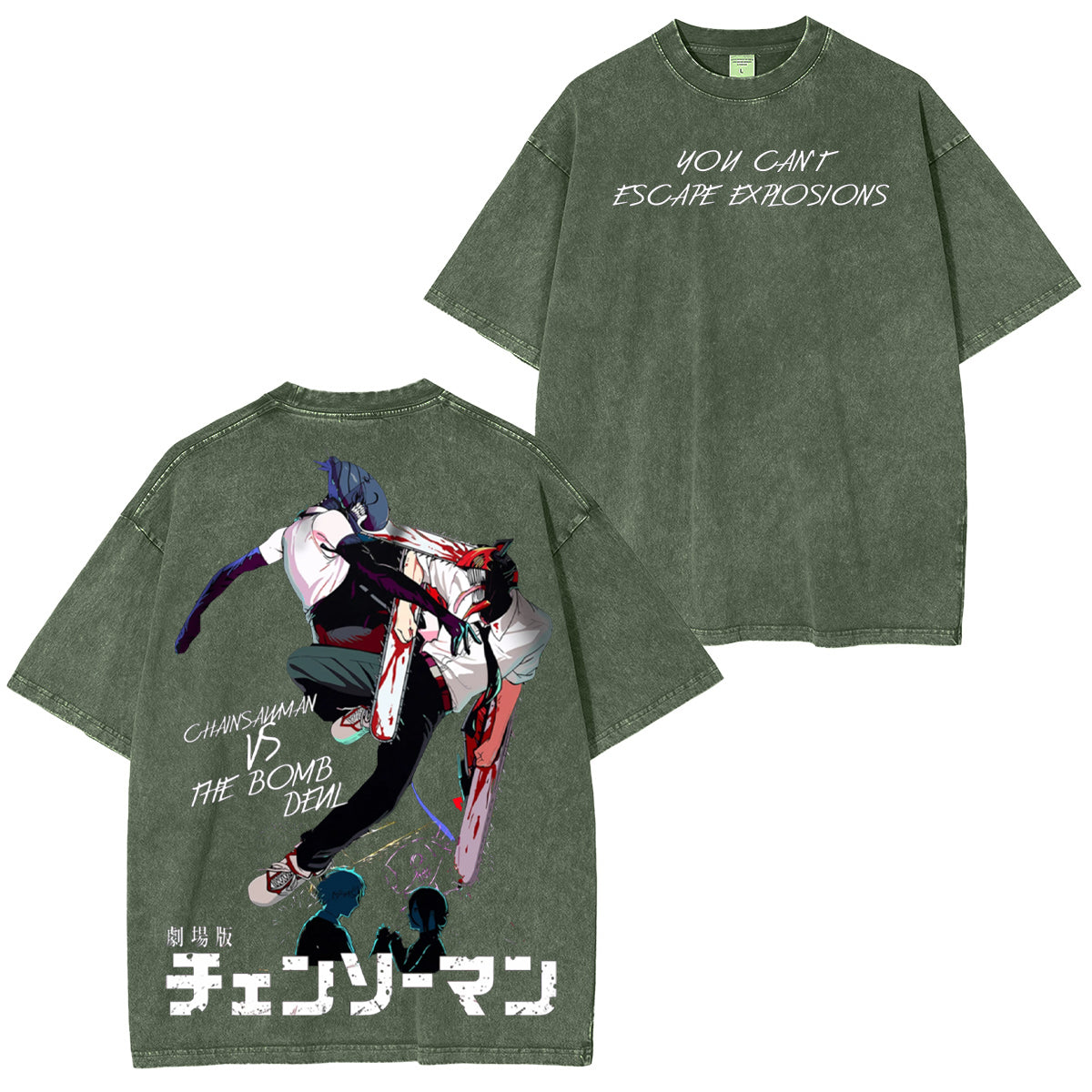 Camiseta vintage de Chainsaw Man