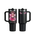 Vaso con pajita abatible de anime Demon Slayer