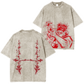 Camiseta desgastada de los villanos de Jujutsu Kaisen