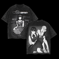 Camiseta Chainsaw Man con lavado vintage