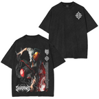 T-shirt unisexe Chainsaw Man « Denji » délavé vintage