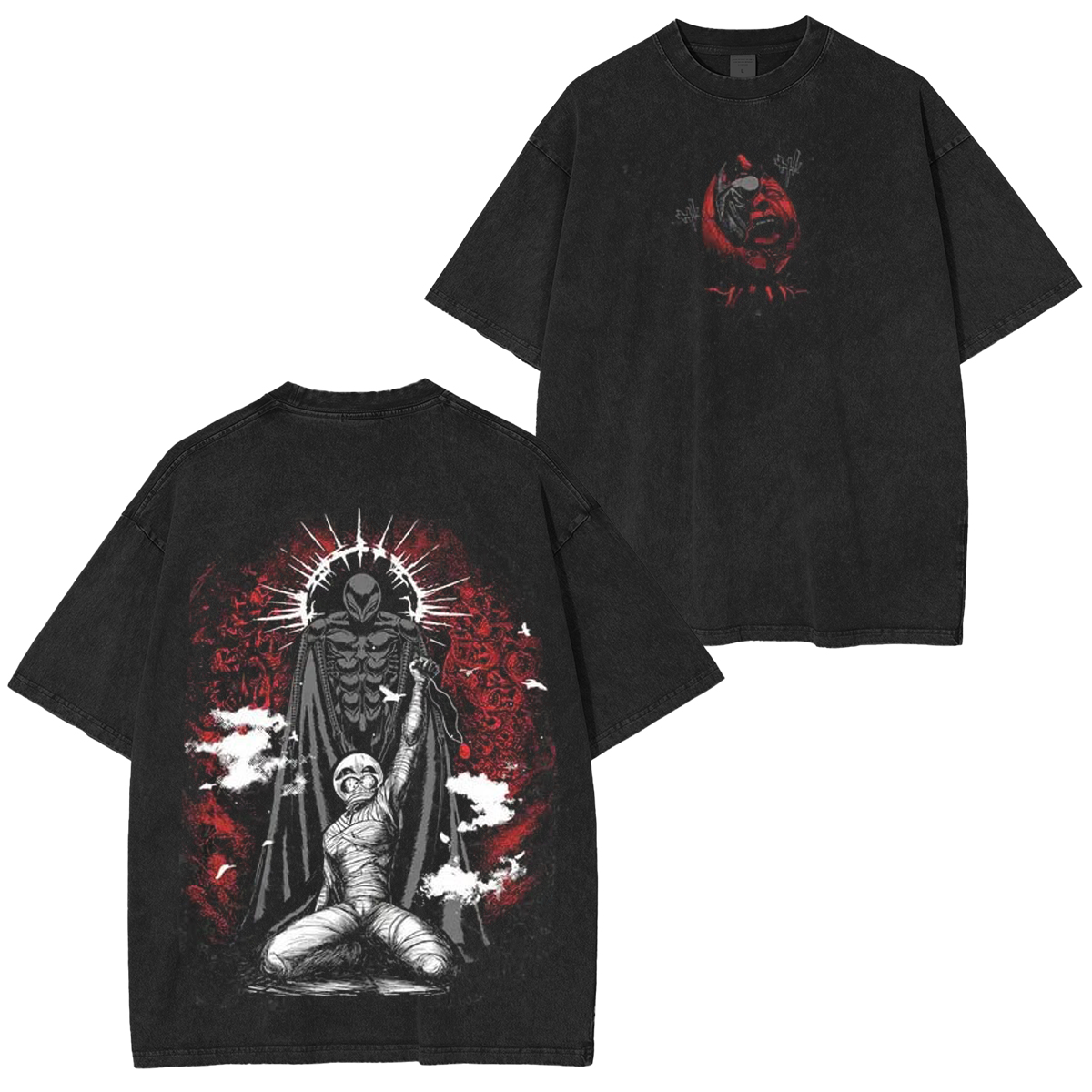 Camiseta unisex lavada 'Berserk'