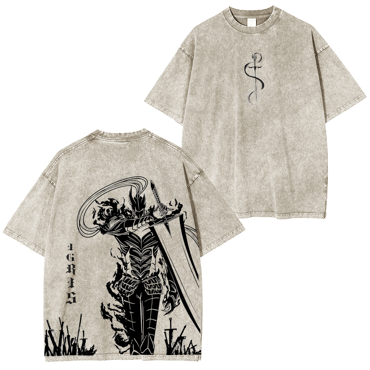 Camiseta unisex "Solo Leveling" con efecto vintage