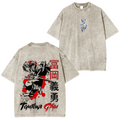 Demon Slayer - Tomioka Giyu T-shirt/Sweat-shirt/Sweat à capuche Effet Vieilli Vintage
