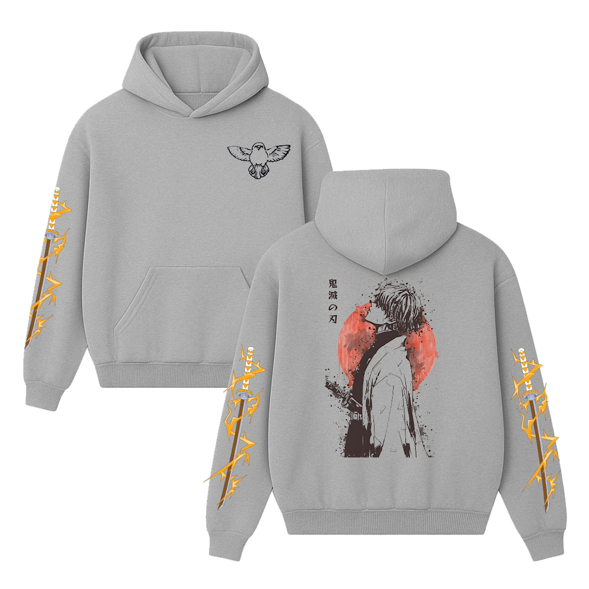 Zenitsu  Demon Slayer Anime Unisex  Crewneck Sweatshirt