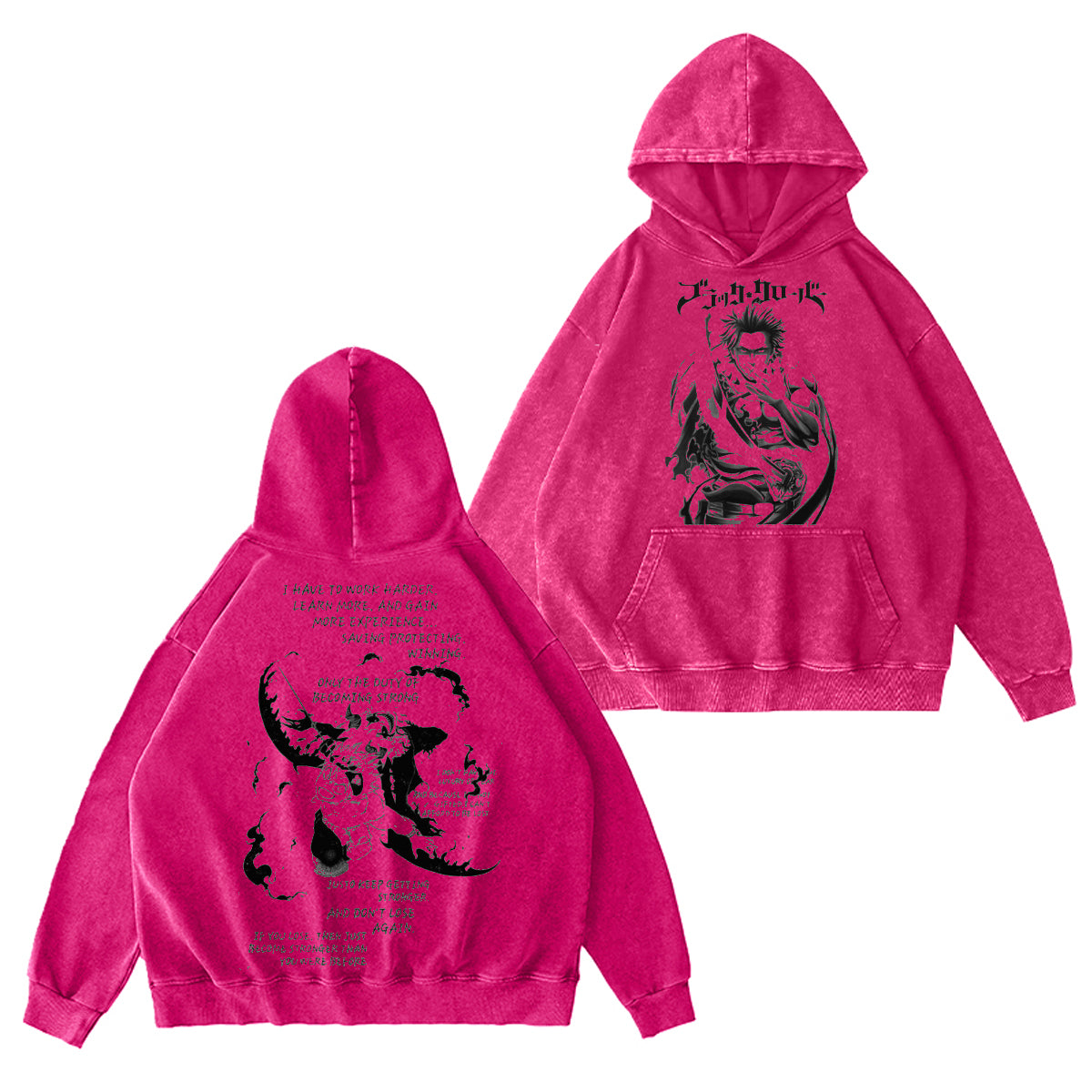 Black Clover  Washed T-shirt/Crewneck/Hoodie
