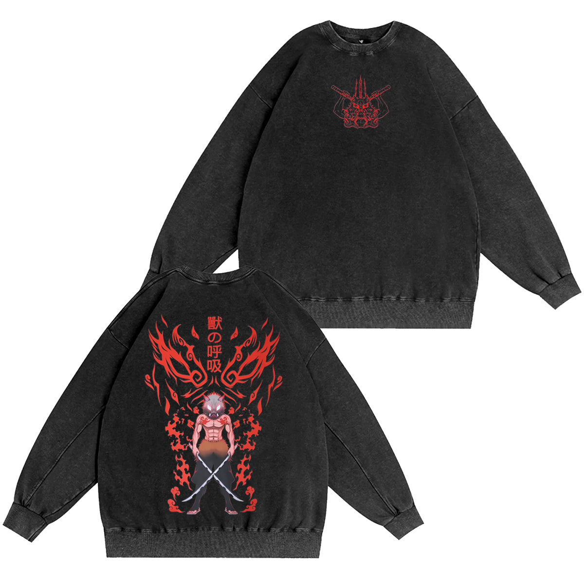 Demon Slayer Vintage Washed T-shirt/Crewneck/Hoodie