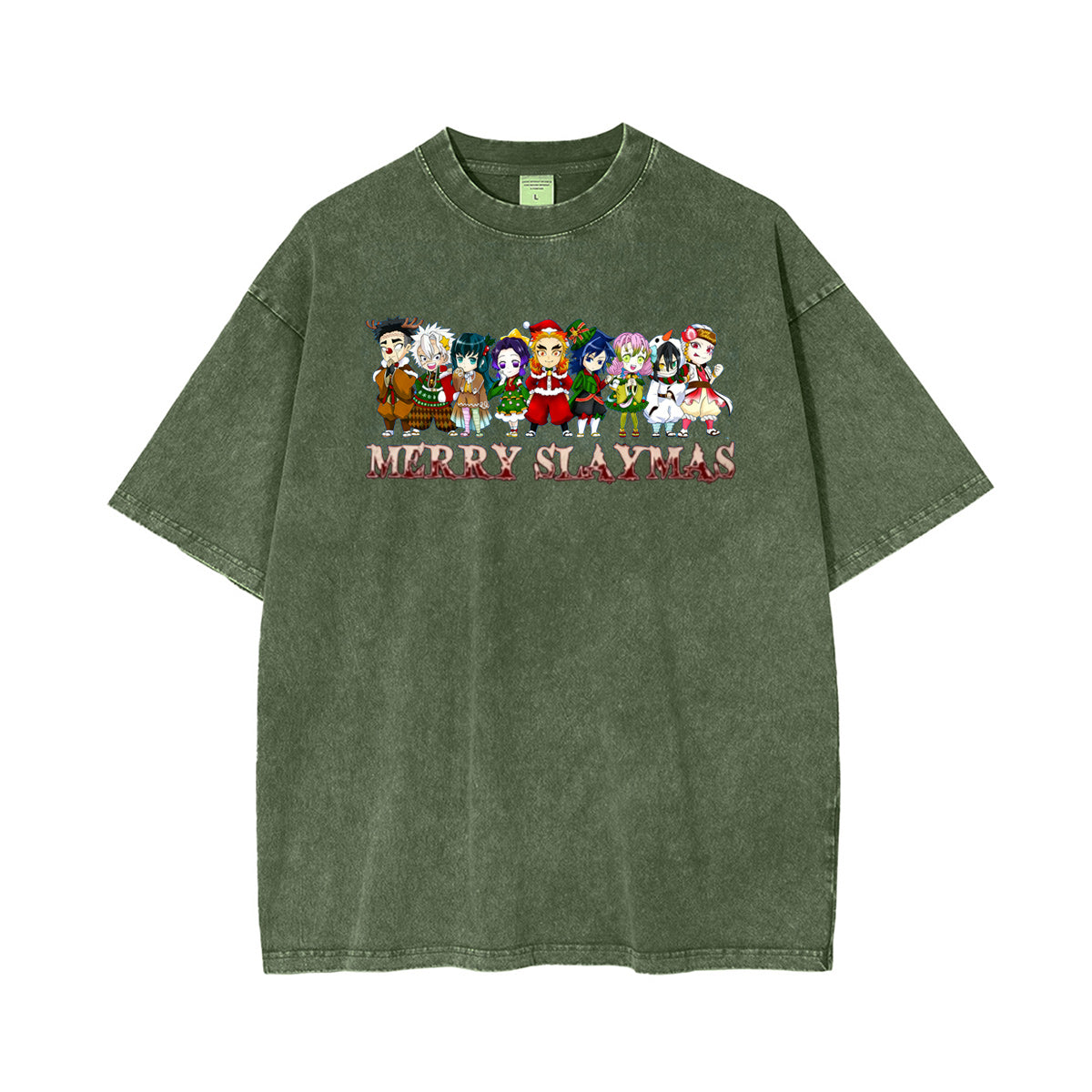 Merry Slaymas Christmas Vintage Washed T-shirt/Crewneck/Hoodie