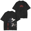Demon King Muzan Oversized Black Washed T-shirt/Crewneck/Hoodie