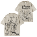 Camiseta unisex Frieren Anime lavada