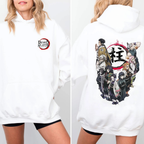 T-shirt, sweat-shirt ou sweat à capuche unisexe "Demon Slayer Piliers" pour fan d'anime