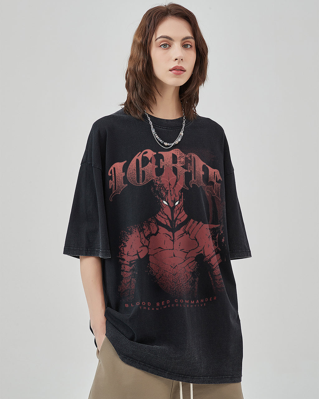 T-shirt vintage Igris | Solo Leveling