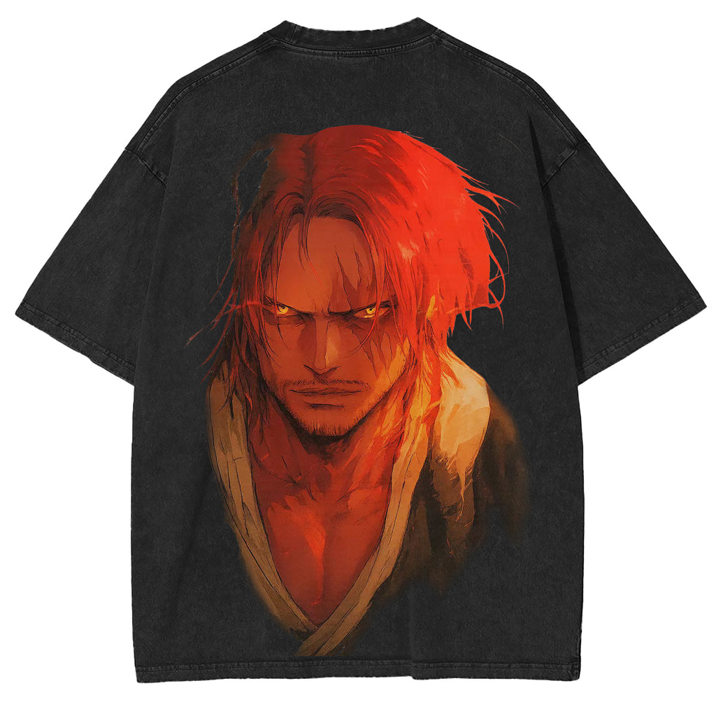 Camiseta vintage desgastada Shanks