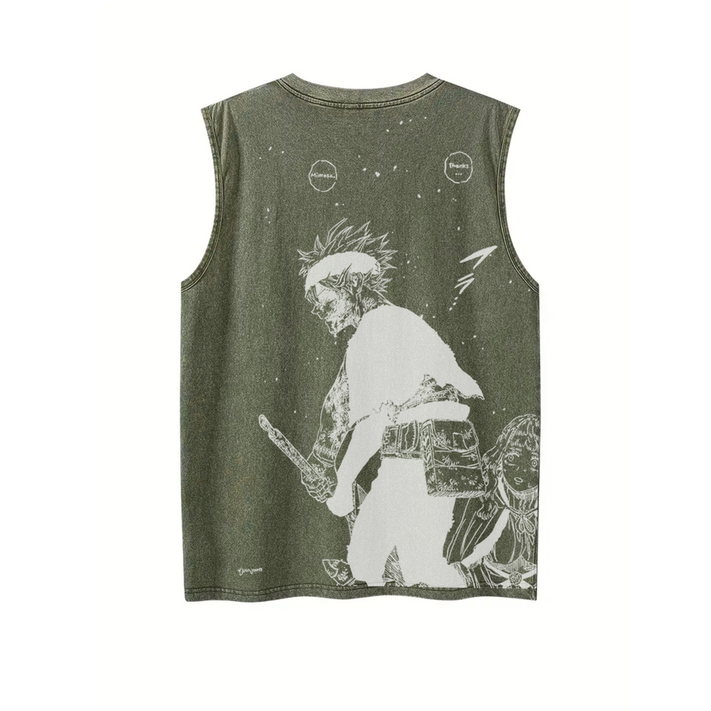 Camiseta sin mangas de anime Black Clover