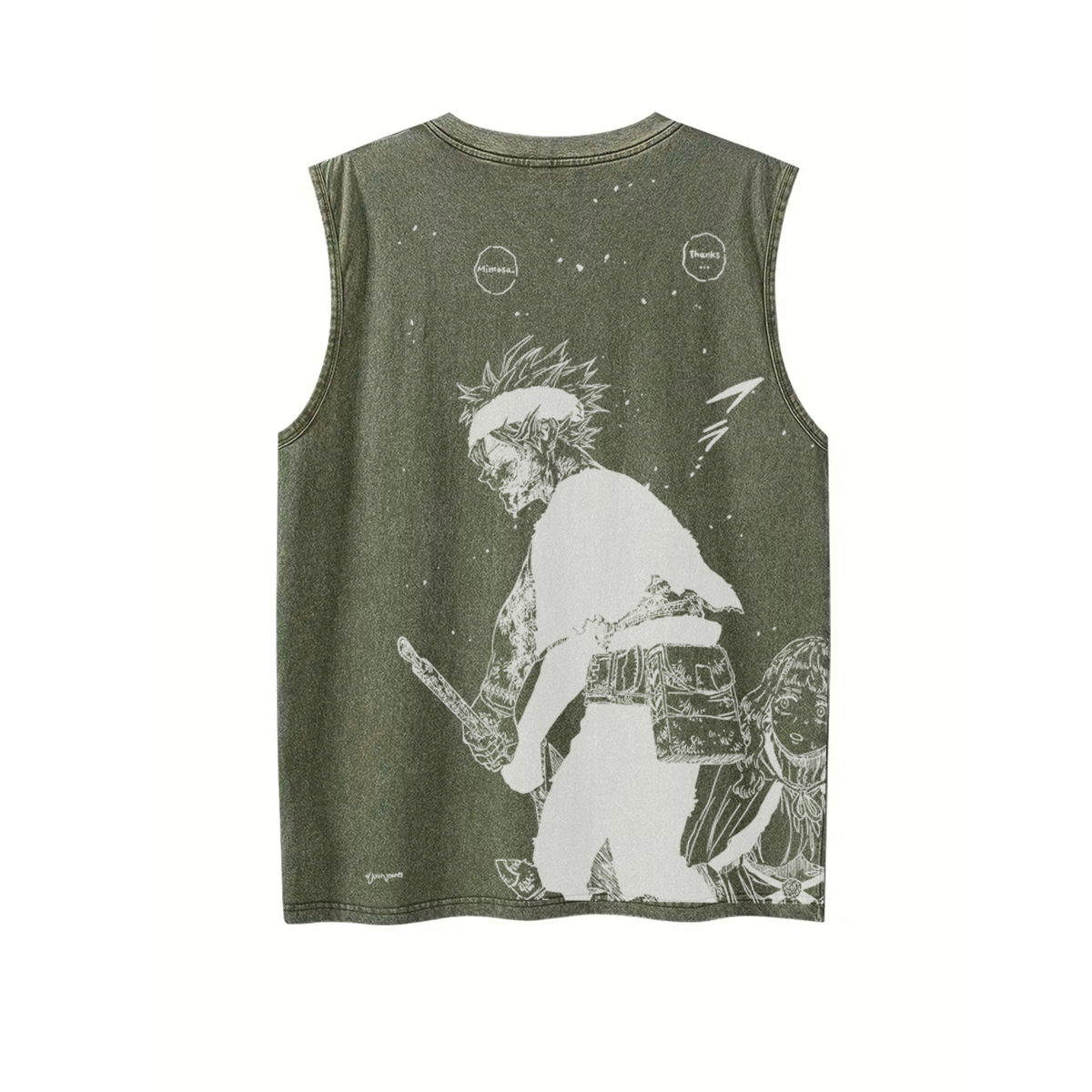 Camiseta sin mangas de anime Black Clover
