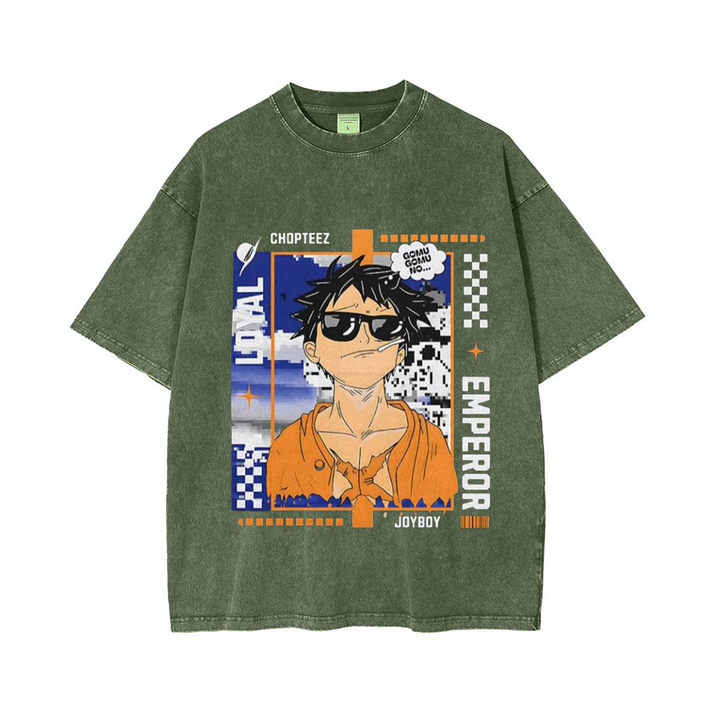 T-shirt/Col ras du cou/Sweat à capuche oversize Luffy