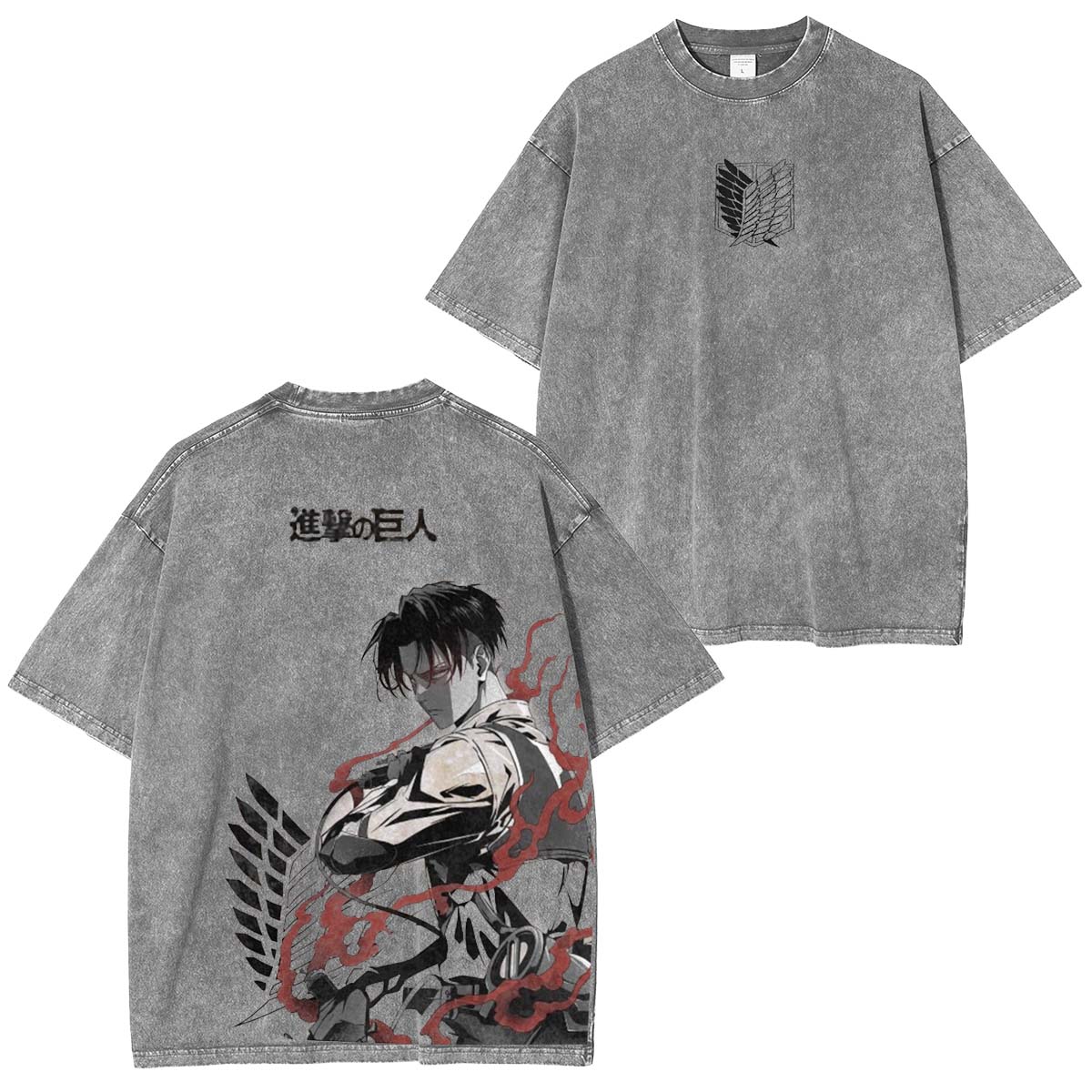Levi Ackerman Vintage Washed Unisex T-Shirt