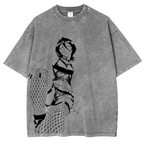 BLEACH-Camiseta vintage de los 90 de Rukia Kuchiki