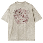 T-shirt unisexe délavé Zenitsa, Demon Slayer