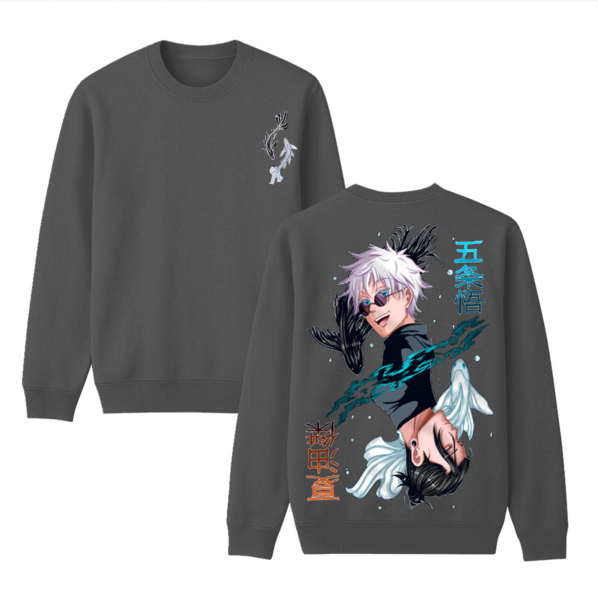 Camiseta Unisex Lavada Gojo Satoru Geto Suguru