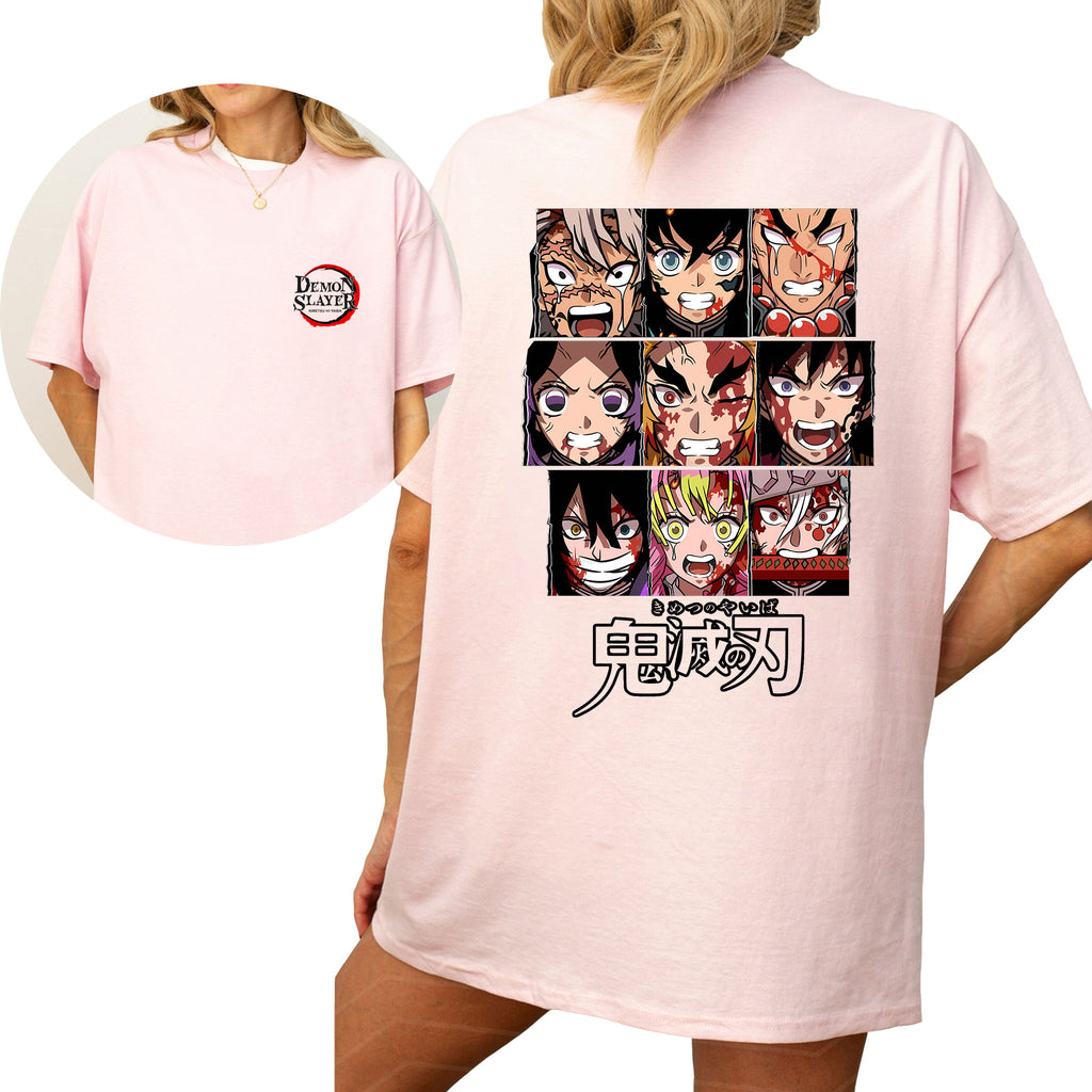 Camiseta de anime unisex Demon Slayer Hashira - Sudadera - Sudadera con capucha