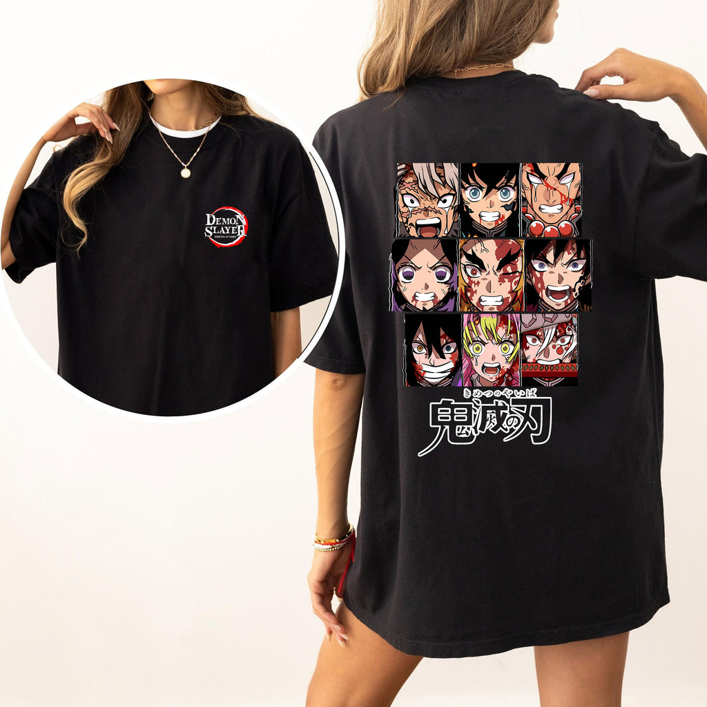 Camiseta de anime unisex Demon Slayer Hashira - Sudadera - Sudadera con capucha