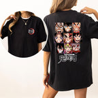Camiseta de anime unisex Demon Slayer Hashira - Sudadera - Sudadera con capucha