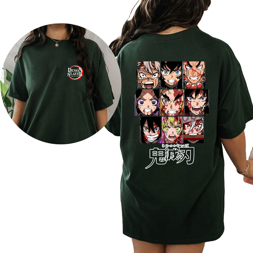 Camiseta de anime unisex Demon Slayer Hashira - Sudadera - Sudadera con capucha