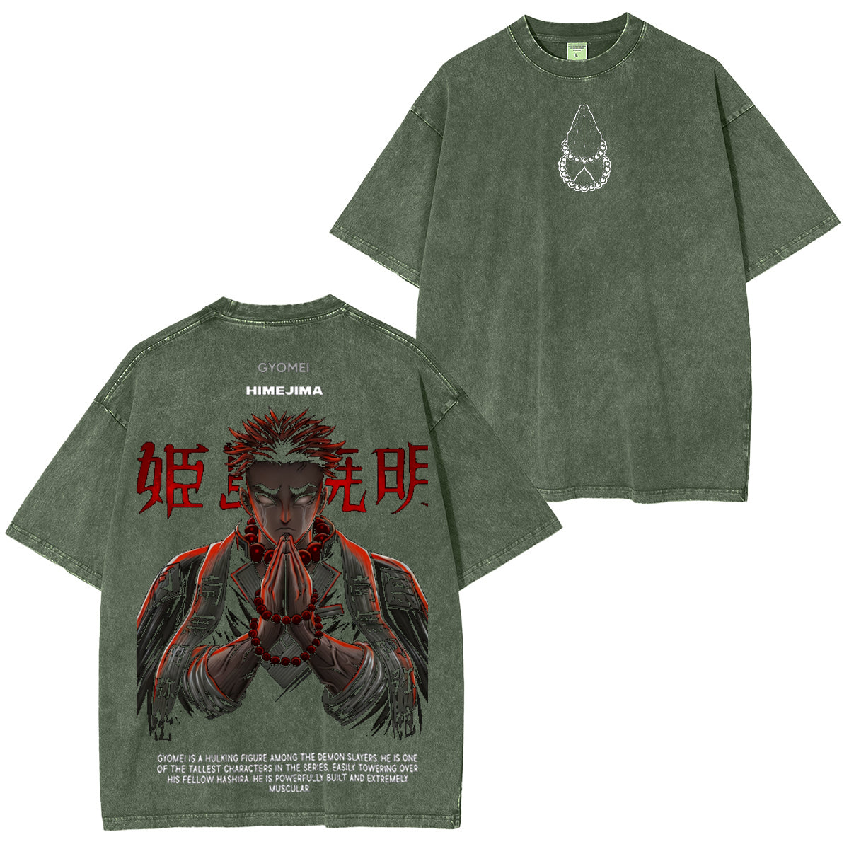 Demon Slayer Vintage Washed T-shirt/Crewneck/Hoodie