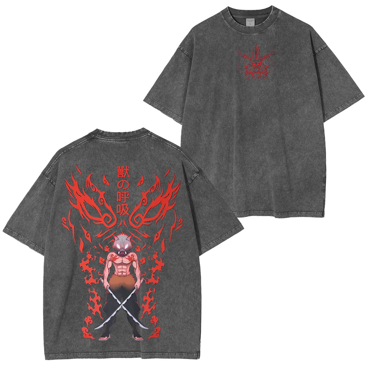 Demon Slayer Vintage Washed T-shirt/Crewneck/Hoodie